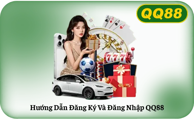 Hình hướng dẫn đăng ký và đăng nhập QQ88