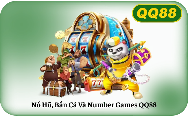Danh mục nổ hũ bắn cá và trò chơi quay số QQ88