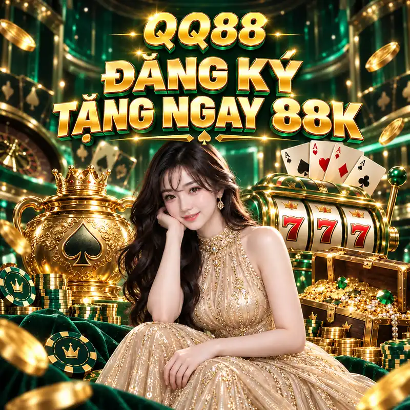 Banner giới thiệu các nội dung và tác vụ QQ88